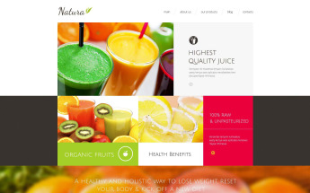 Plantilla Drupal "Healthy Tasty Drink" #51861