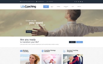 Tema De WordPress Responsive para Sitio de Life Coaches #51819