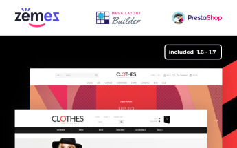 "Vêtements de marque" thème PrestaShop adaptatif #51868
