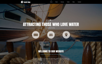 "Yachting Club" thème Joomla adaptatif #51835