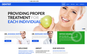 Joomla Vorlage namens "Dental Health and Care" #51958