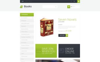 Tema De PrestaShop "Tienda de Libros" #51906