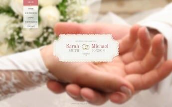 Wedding Album Moto CMS HTML Template