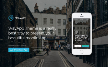 Responsives WordPress Theme für Softwarefirma #52146