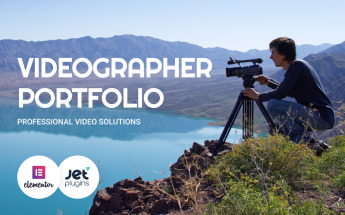 Reszponzív Videographer Portfolio WordPress sablon 52175