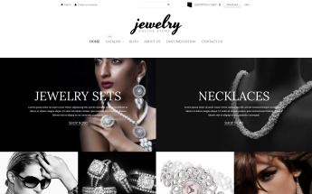 "Charming Jewelry" Responsive Shopify Thema №52253