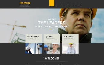 Construction Company Moto CMS HTML Template