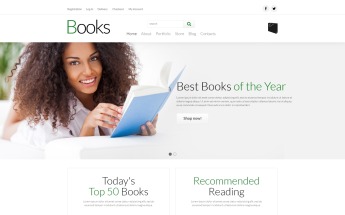 Responzivní WooCommerce motiv "Paperback Book Store" #52286