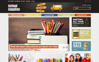Tema Magento "School Essentials" #52298