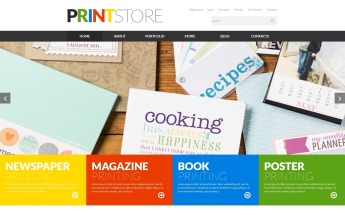 Tema WooCommerce "Print Production" #52277
