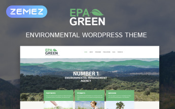 WordPress Theme namens "Environmental Responsive" #52293