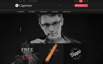 Cigar Smoking PrestaShop Theme