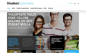 Plantilla Joomla Responsive para Sitio de Educación #52310