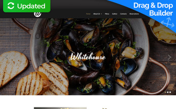 Responsive Avrupa Restoran Moto Cms 3 #52352