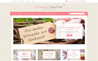 Special Occasion Cards Magento Theme