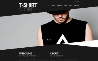 Tema WooCommerce Responsive #52383 "Trendy TShirts"