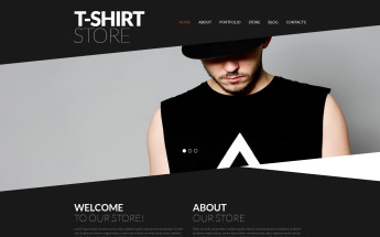 Tema WooCommerce Responsive #52383 "Trendy TShirts"