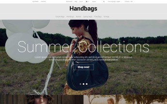 Template Magento Responsive #52324 per Un Sito di Borse