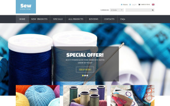 Craft Supplies ZenCart Template