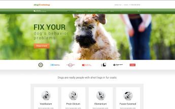 Responsives WordPress Theme für Hunde #52440