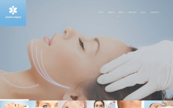 Template WordPress Responsive #52477 per Un Sito di Chirurgia Plastica