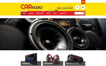 Car Audio Video Equipment WooCommerce Theme