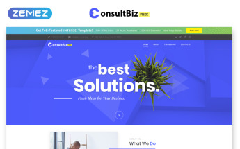 Free Responsive Corporate Template Website Template