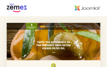 Thème Joomla adaptatif pour site d'alimentation et de boissons #52579