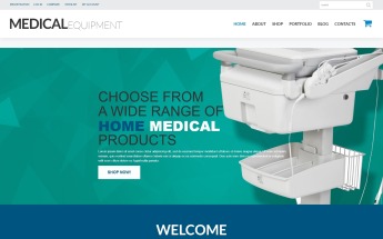 WooCommerce Theme namens "Medical Instruments" #52627