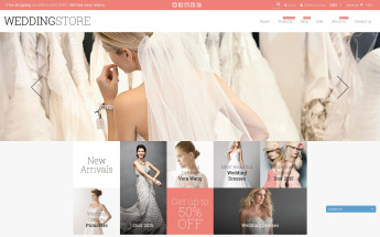 Shopify Theme namens "Hochzeits-Laden" #52765