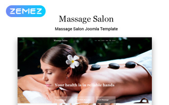 Massage Salon Ready-to-Use Modern Joomla Template