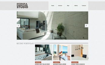Plantilla Joomla Responsive para Sitio de Interior y Muebles #52863