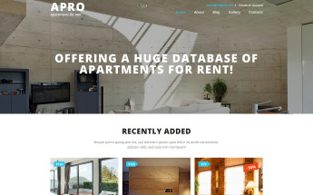 "Immobilier" thème Joomla adaptatif #52911