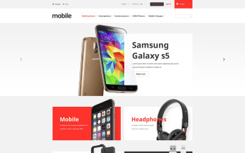 Modello PrestaShop Responsive #52943 "Negozio di Telefonia Mobile"