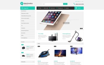 Responsywny szablon OpenCart Electronic Store #52995