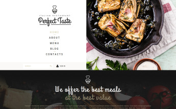 "Café et restaurant" thème Joomla adaptatif #53087