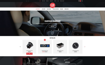 Car Audio Video Equipment OpenCart Template