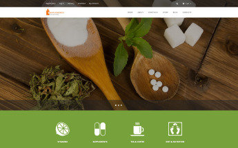 "Nutrition Supplements" 响应式WooCommerce模板 #53021