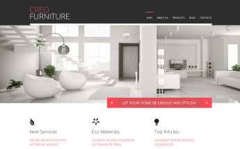 Responsive Furniture Responsive WordPress Theme #53093