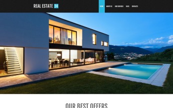 "Services d'agent immobilier" thème WordPress adaptatif #53001