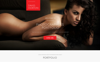 Photographer Portfolio Unbounce Template