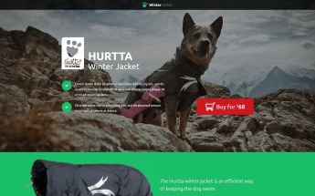 Landing Page-mall för Djur & Husdjur #53204