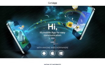 Responsives Landing Page Template für Web Entwicklung #53203