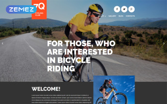 Plantilla Joomla "Cycling" #53315
