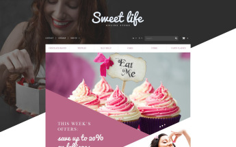 Sweets Shop PrestaShop Theme