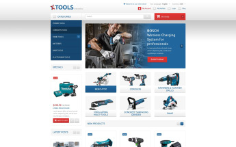 Magento Theme namens "Functional Online Shop" #53458