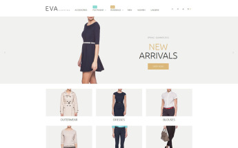 Reszponzív Clothes Store Magento sablon 53452
