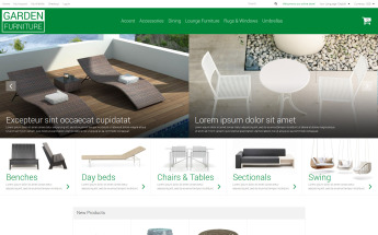 Reszponzív Garden Furniture Sheds Magento sablon 53424