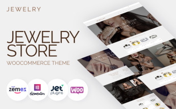 Tema WooCommerce "Jewelry - Jewelry Website Design Template for Online Shops" #53421