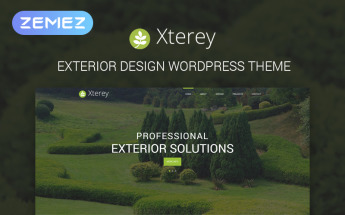Responzivní WordPress motiv na téma Design exteriéru #53590